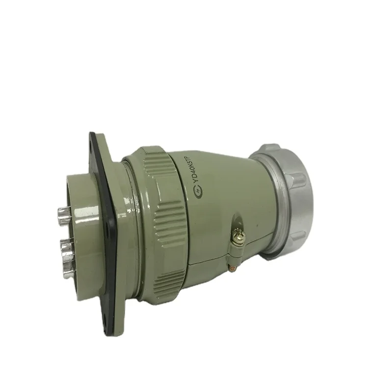 Sword insert low-frequency thread screw tightly copper silver-plated butt aviation plug socket