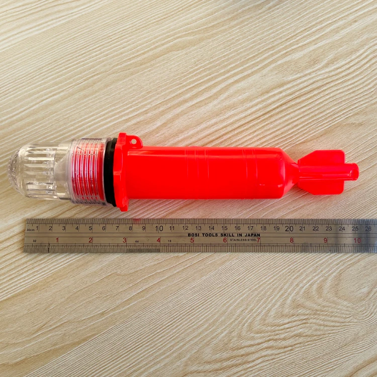 Fishing Lures Light Attract Fish Under Water Fishing Light Underwater Lights 26cm High Power 3V LED Plastic IP67 OEM RED 80 750