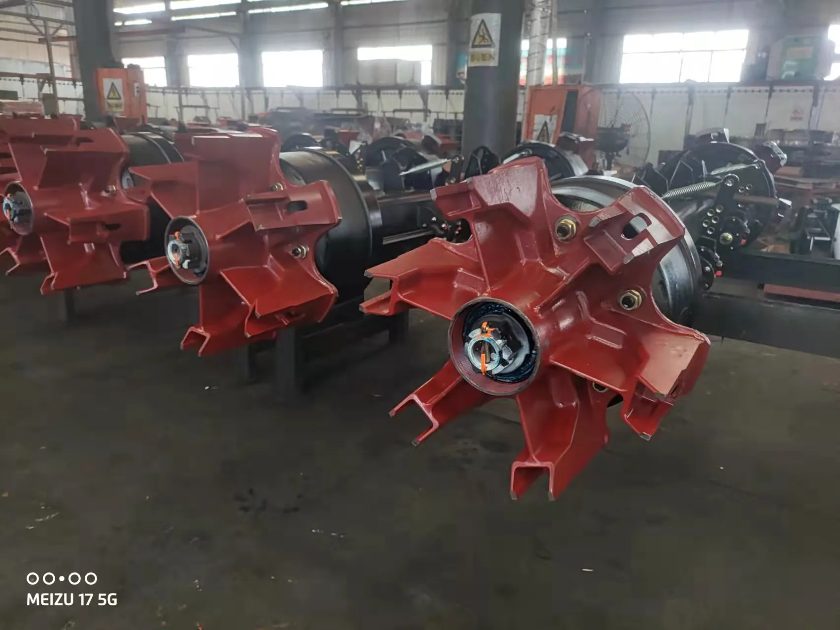 Spoke Series American Type Truck Axle Spindle Lowbed Trailer Semi Trailer Axles For Sale