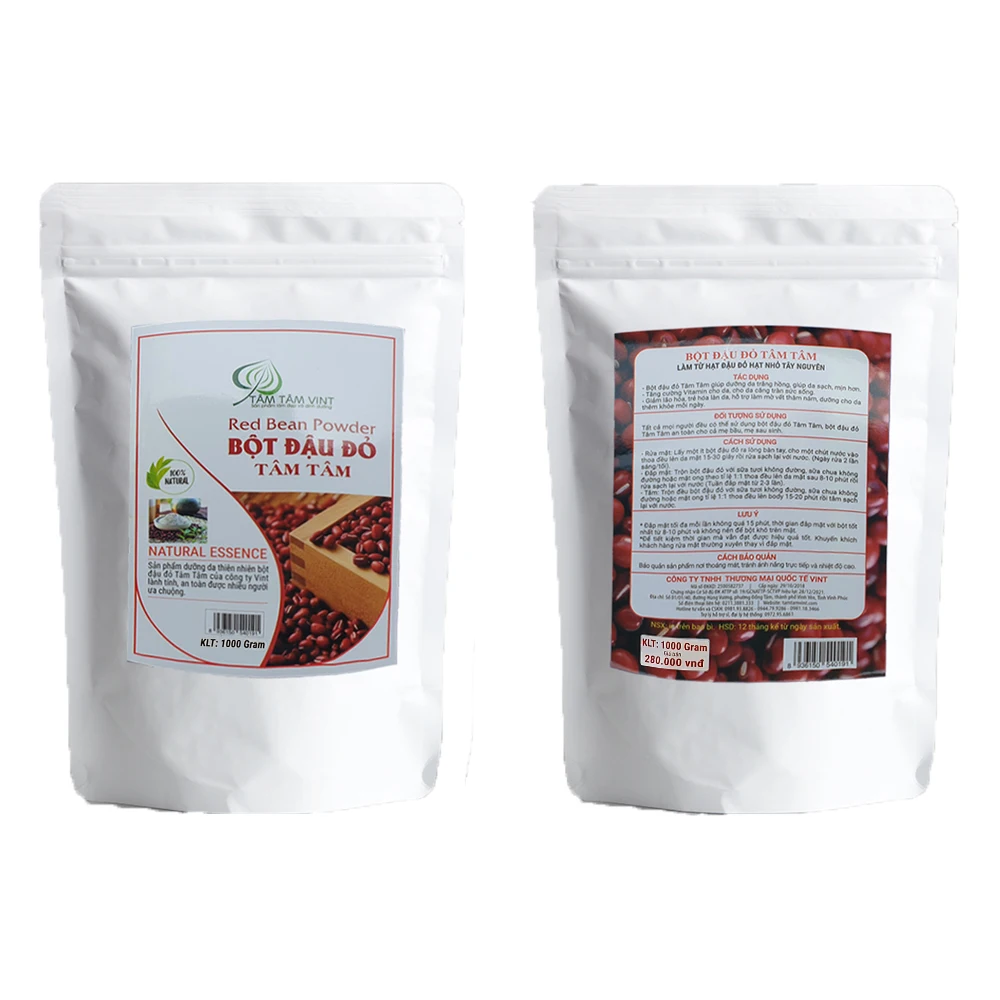 1000 grams Whitening Pore Cleaner Skin Care Product Natural Red Bean Extract Bath Powder