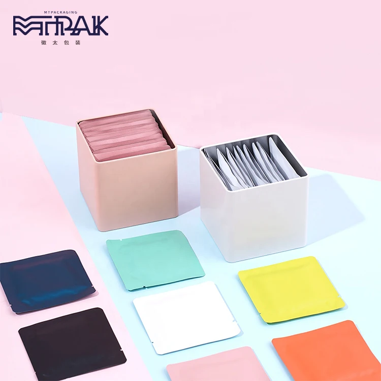 small sachet packing pouch customized wholesale portable hanging ear drip coffee aluminum foil coffee drip bag with filter