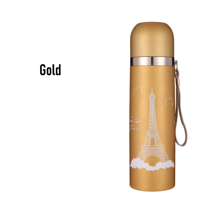 Stainless Steel Thermos Cup Vacuum Cup Student Portable Cup Sport for Women Man Student
