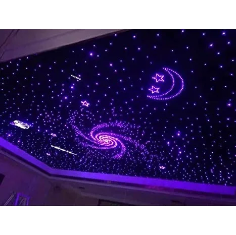 led and fiber optic lighting system for baby room