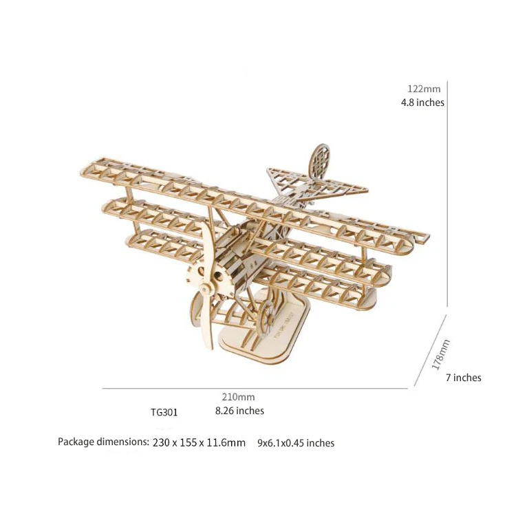 3D Wooden Puzzle DIY Wooden Model Kits Rotating Ferris Wheel Wood craft kits For Teen and Adult Creative Desktop Decoration gift