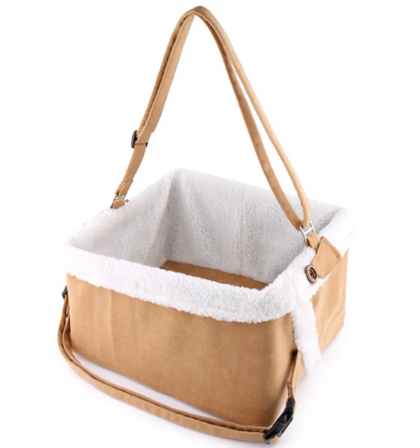 Складное водонепроницаемое мягкое роскошное плюшевое автомобильное сиденье для перевозки собак