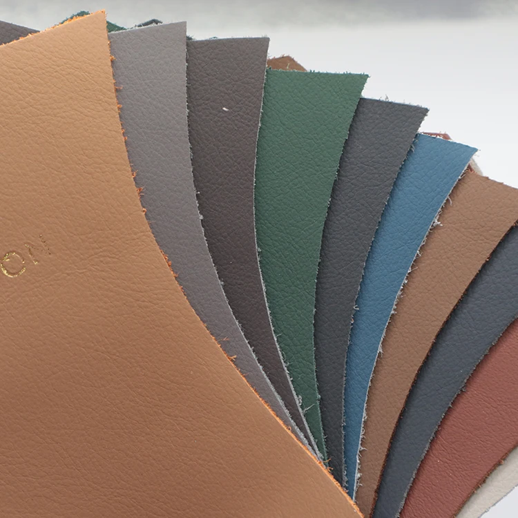 GRS certified recycled Material 58% bovine fiber base recycled leather genuine cow leather real  for upholstery handbag