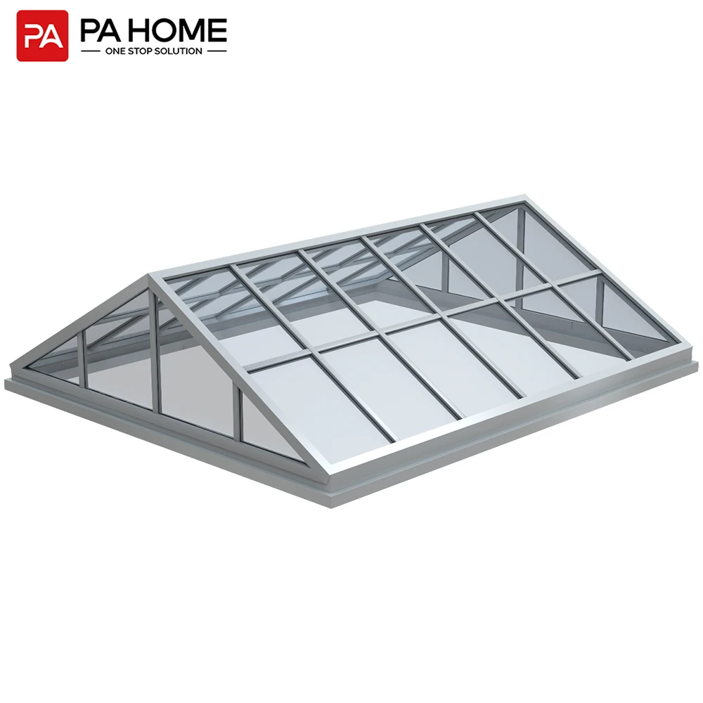 PA Latest Design Artificial Aluminum Window Skylight Glass Roof Skylight