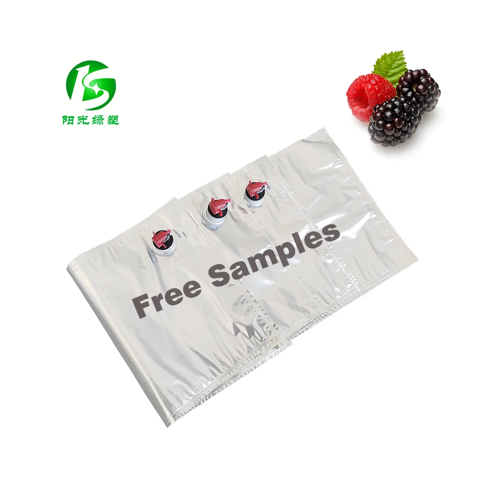 10L Customization Size Left Side Opening Liquid Box In Bag With Valve