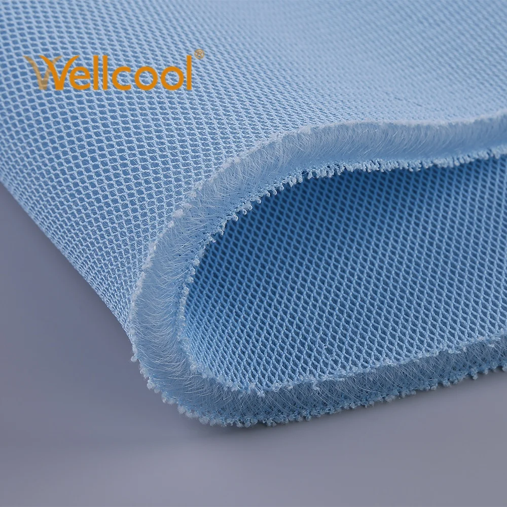 Оптовая продажа синий слезоточивый 230 см Ширина 15 мм толщина 3d сетки воздуха ткань для анти пчелы костюм