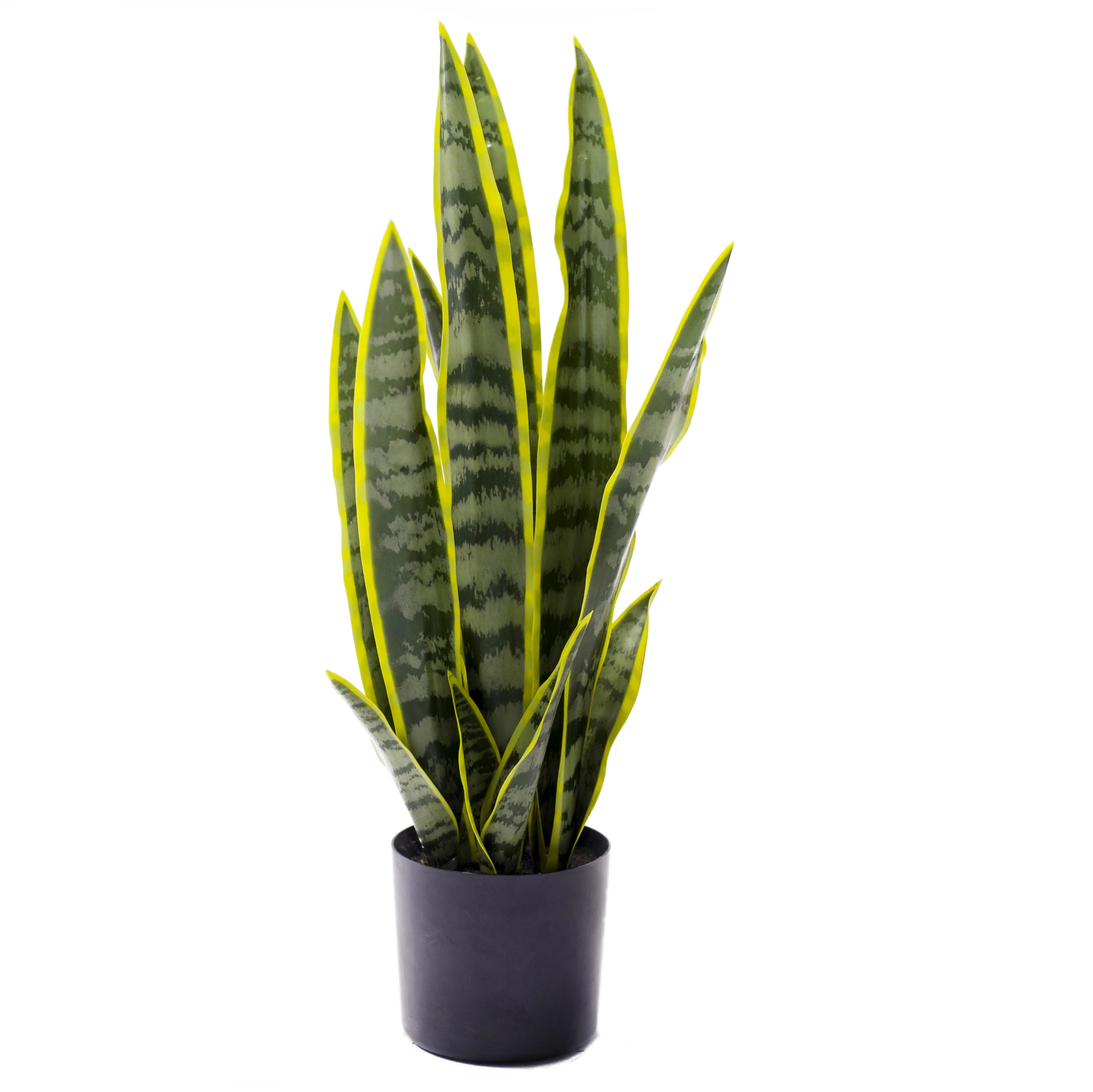Tropical Plant Sansevieria Artificial Snake Plant Leave Artificial Bonsai Snake Plant for Home Garden Office Decoration