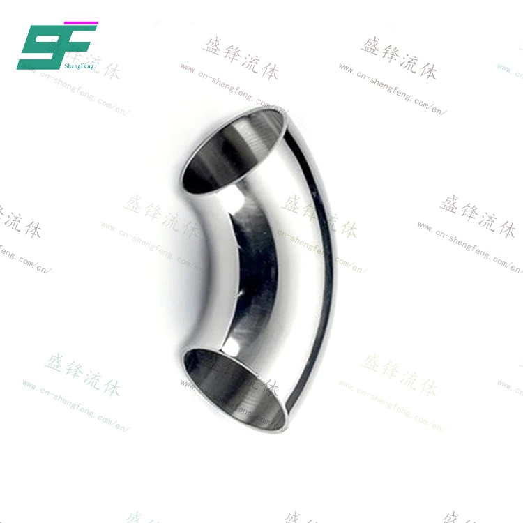 ShengFeng L2KS Weld Ends 45 Degree Sanitary Long Elbow