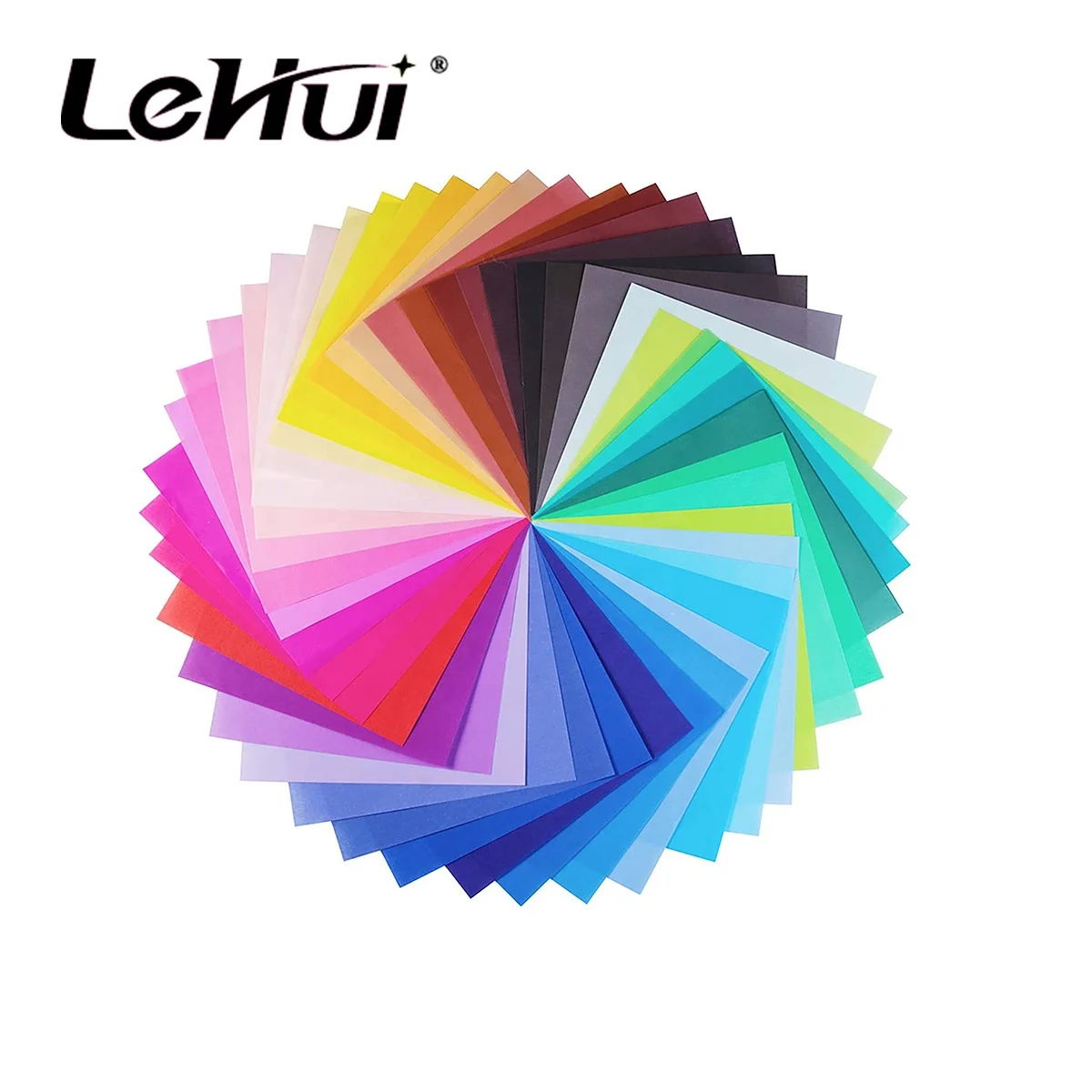 Высококачественная бумага для оригами, 100 листов, 10 дюймов, большая бумага для оригами, 50 ярких цветов, односторонняя для проектов искусства и ремесла