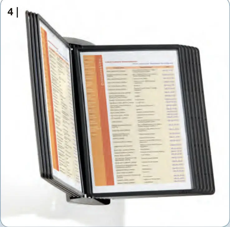 Menu Book Stand Desktop/Wall mounting China Display Racks for sale