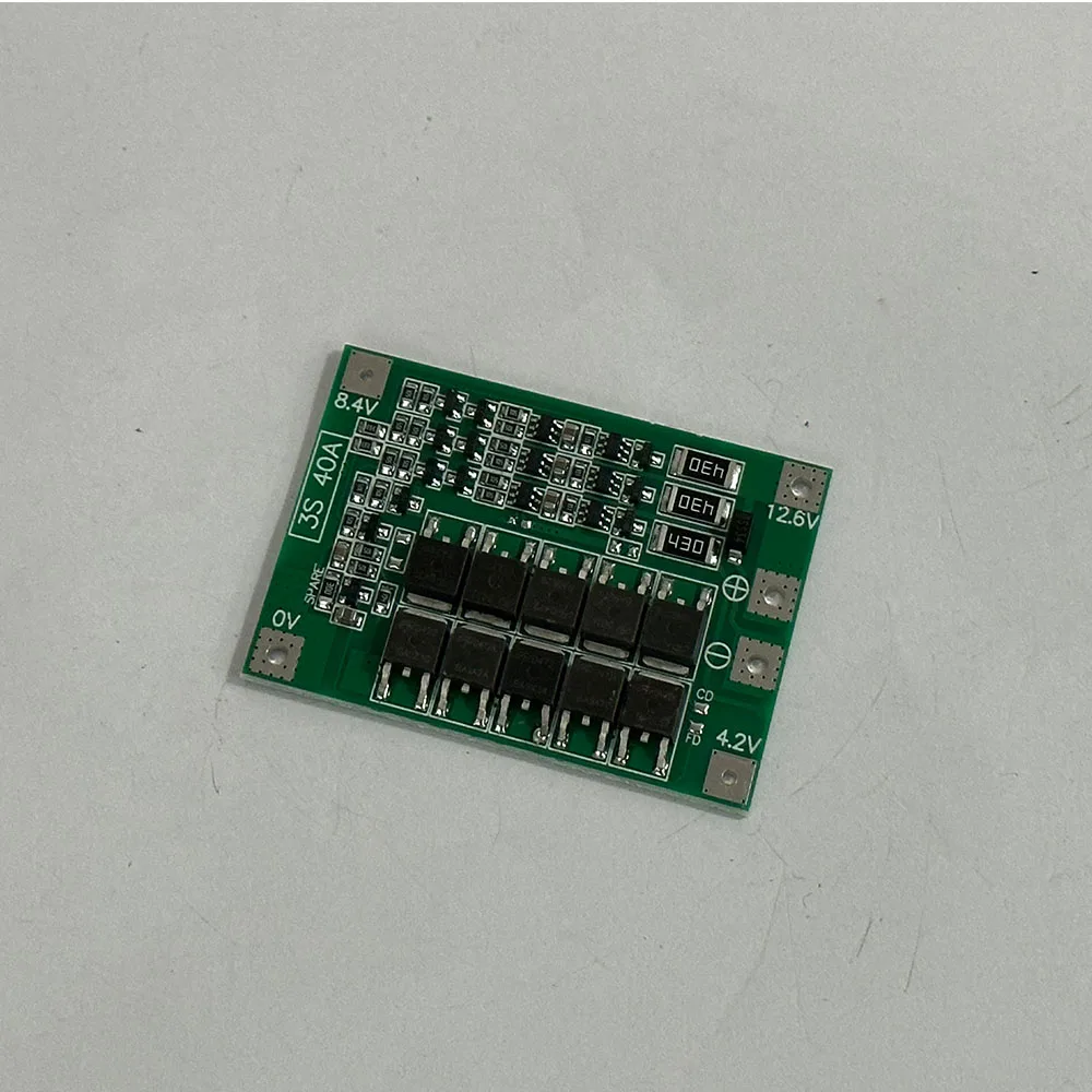 Защитная плата 3S 40A Li-Ion 18650 BMS PCM для аккумулятора, BMS PCM с балансировкой для модуля аккумулятора li-ion Lipo DIY