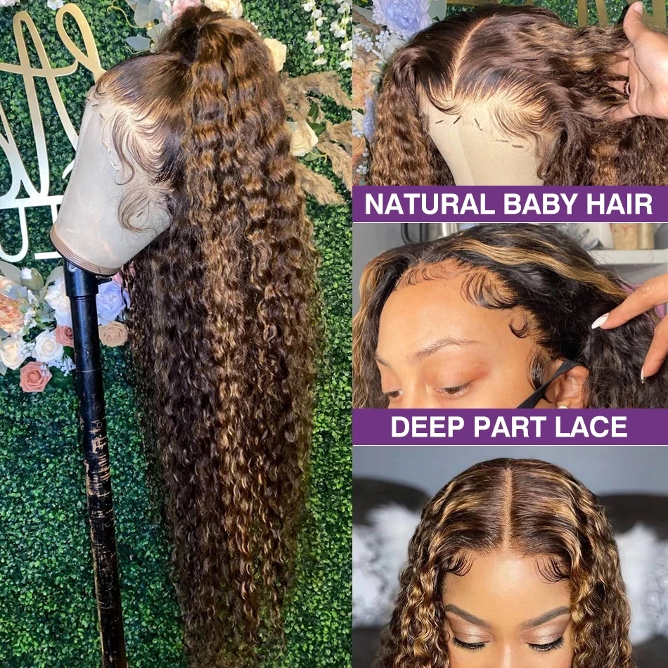 cheap china Raw virgin human hair wigs ombre lace frontal wig,highlight 13x4 13x6 hd lace frontal wig pre plucked