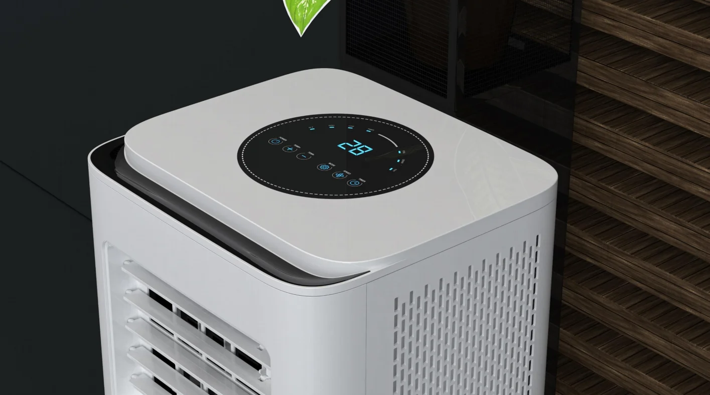 Hot Model 3-in-1 9000 BTU Digital Panel WIFI Optional Mobile APP Of Smart Portable Air Conditioner For  Household