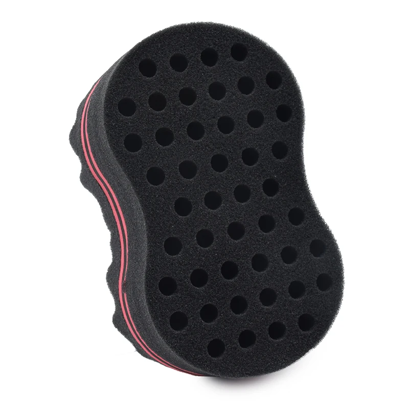 Dreadlocks Sponge Brush Hair Twist Curl Double Side Oval Shaped Cornrows Deep Cleanse