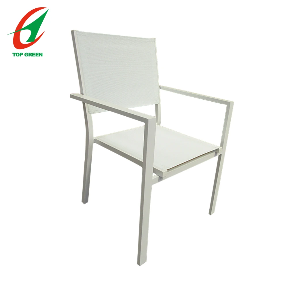 2022greensale Lounge Chairs Pool Outdoor Restaurant Chairs Modern Design Alu.stackable Chair Outdoor Table Aluminum Luxury