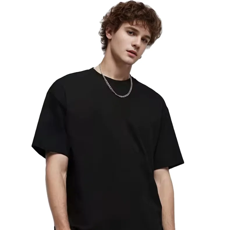 Hot High Quality 220 Gsm T-Shirt Printing Custom 100 Cotton Men Blank T Shirts for men