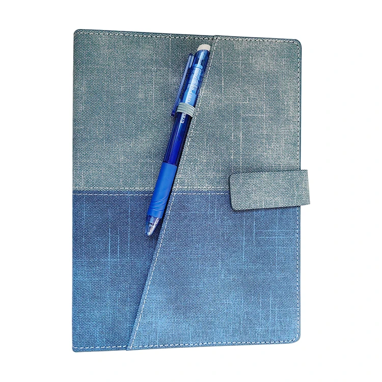 Ready to ship A5 PU Leather 6 Ring Loose Leaf Budget Binder Planner Reusable Notebook With Cash Envelope