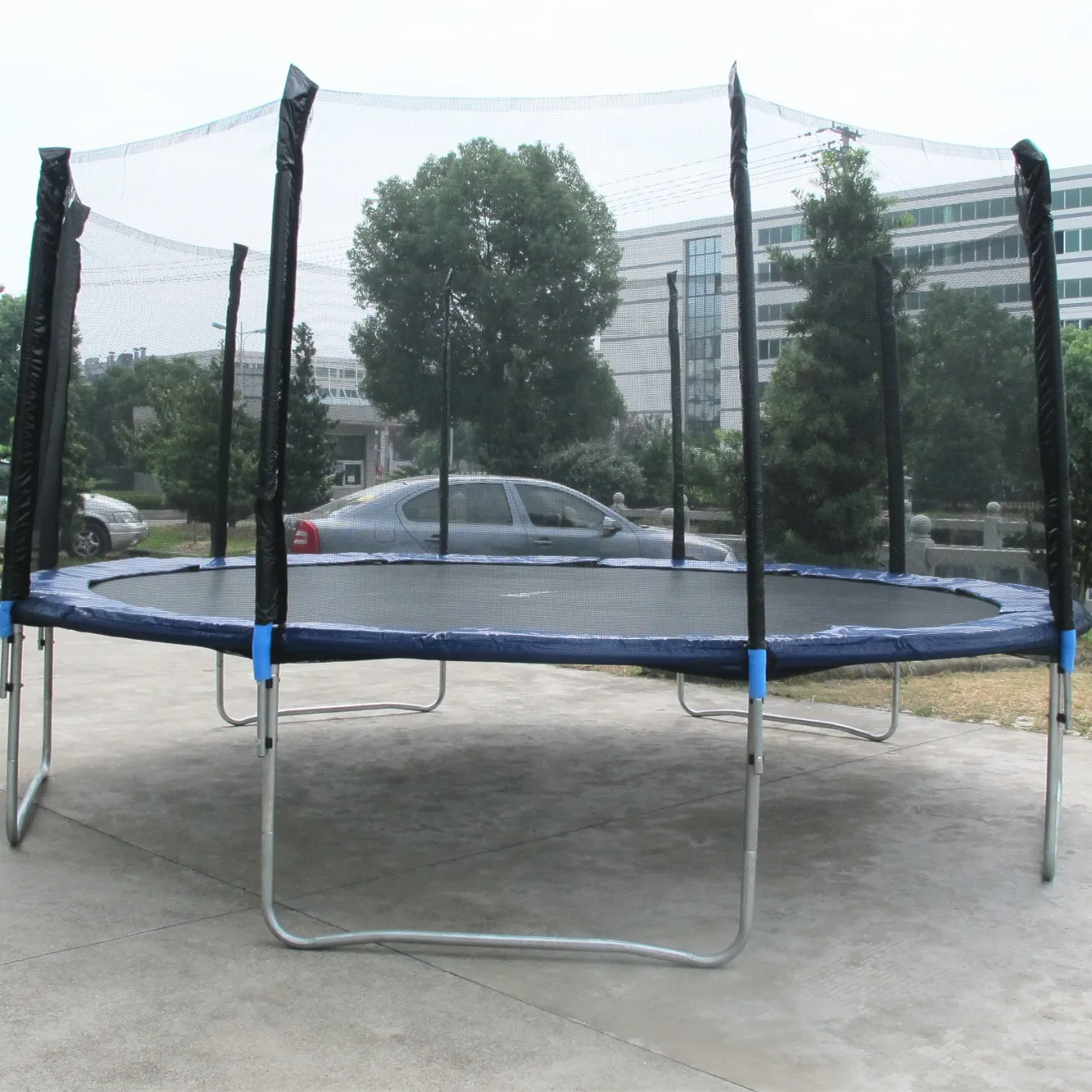 Rectangle Trampoline with Net Enclosure