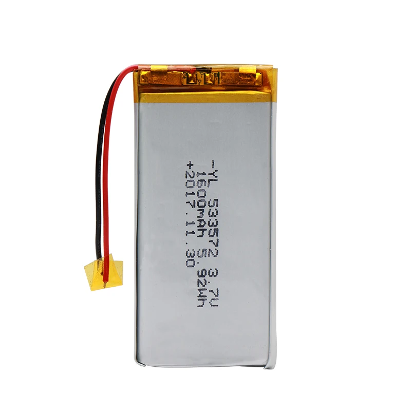 Заводская оптовая продажа высокое качество батареи 3,7 В 1600 мАч литиевая батарея ячейка