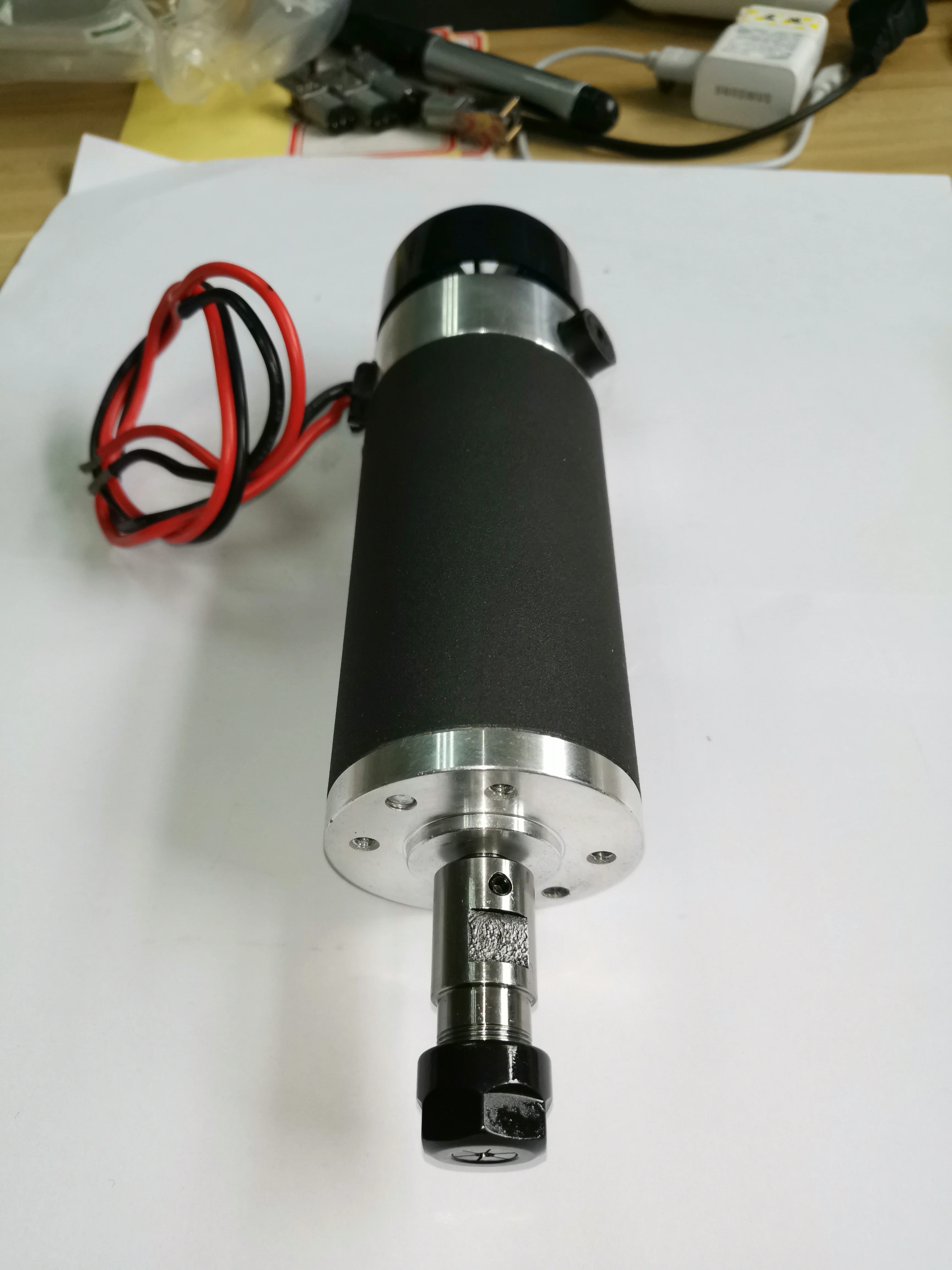 300w brushless dc spindle motor+48V power supply+speed controller+Holder