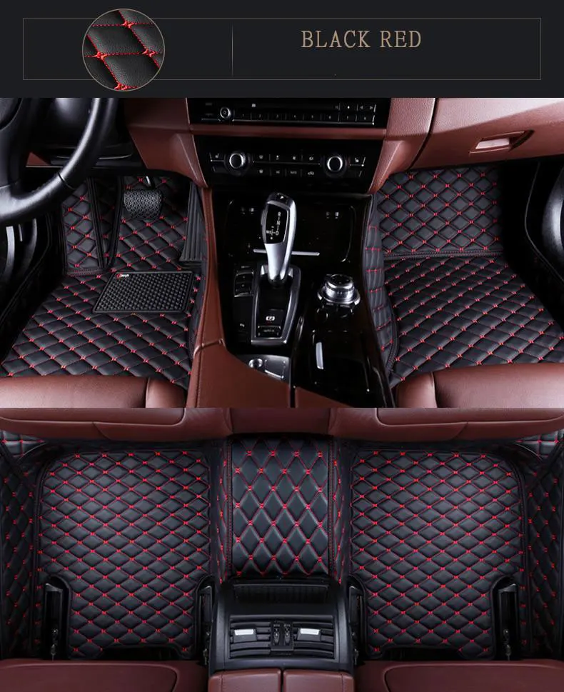 Wholesale small batch full coverage car mat waterproof leather custom Logo car mat