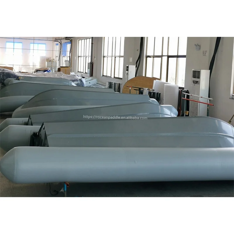 China semi-rigid Fiberglass or aluminum Folding fishing boat speed boat Inflatable Dinghy Boat with Aluminum V-Floor
