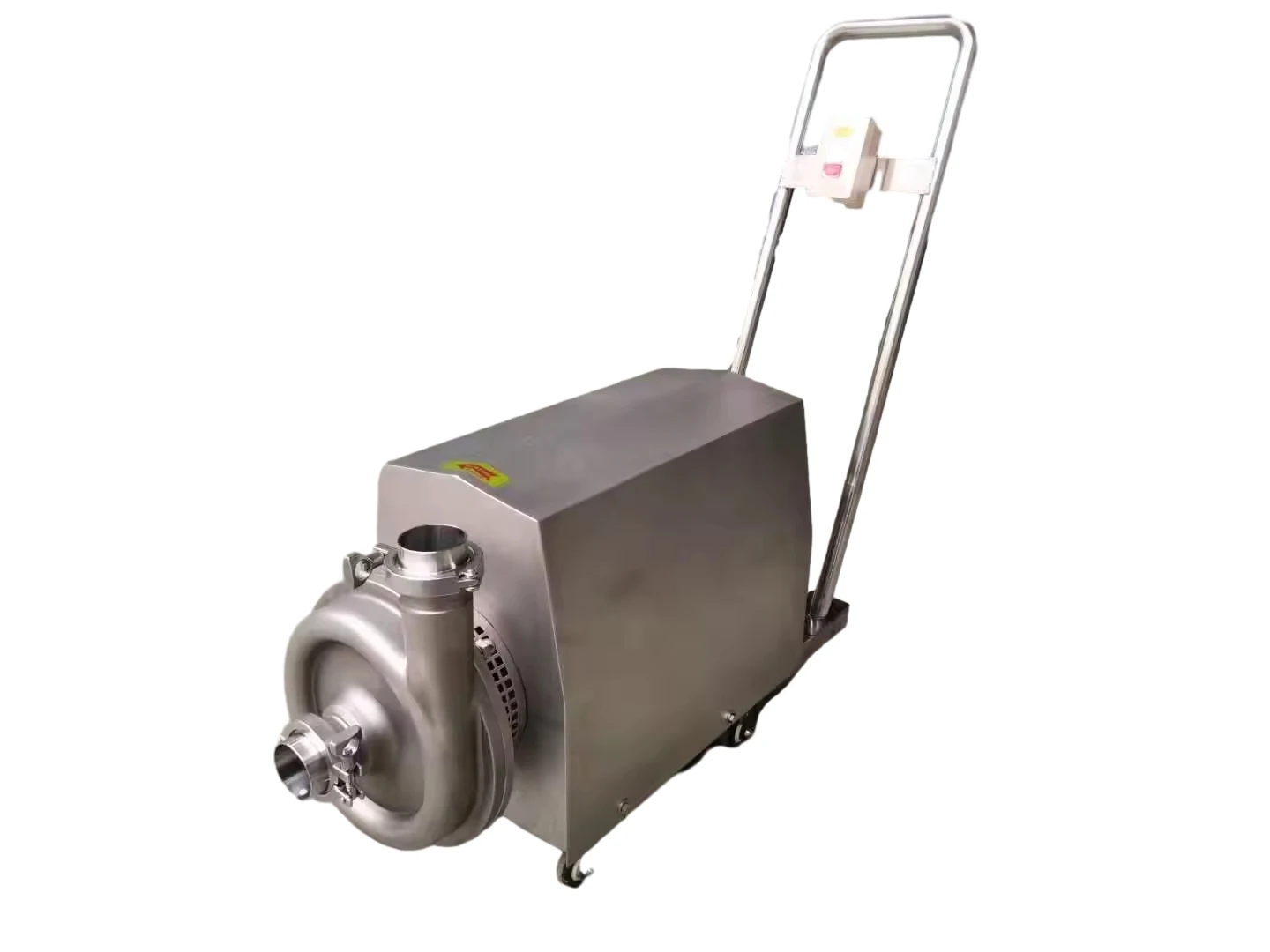 Food Grade Stainless Steel 304 316L Mechanical Seal Dairy Milk Wine Transfer Tri Clamp Centrifugal Pump With Discharge Valve