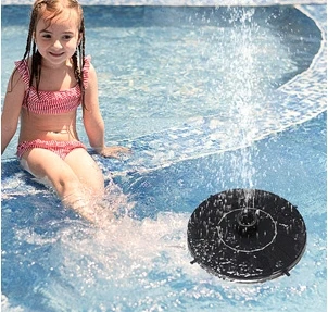 Upgraded Solar Fountain Pump for Bird Bath Pet Drinking 4 Fixed Pipes for Garden Pool Pond and water circulation for oxygen