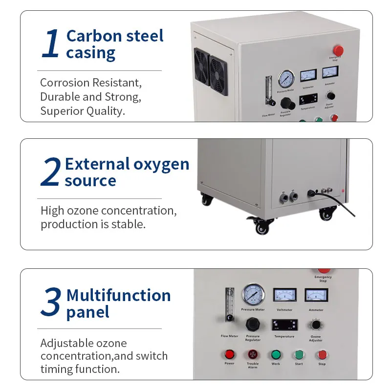 300g/h Ozone water sterilization medical waste water treatment