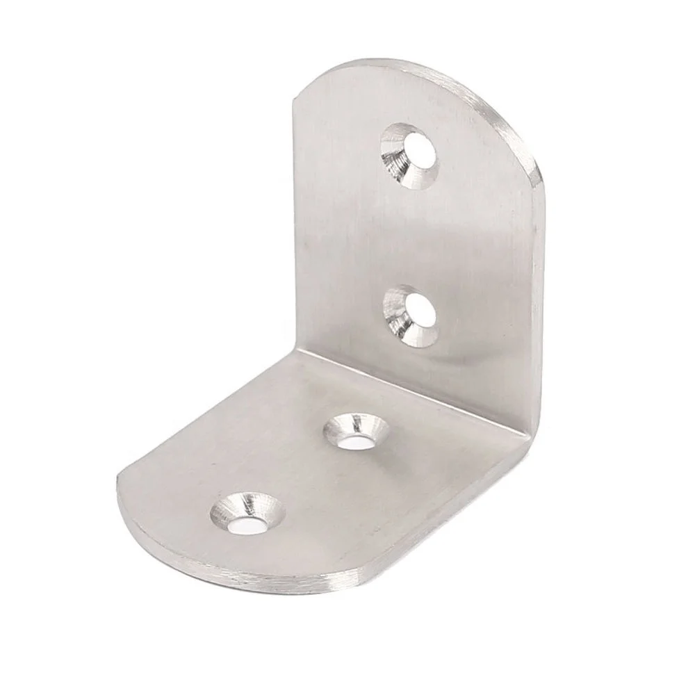 Customized Aluminum sheet metal Bracket L Shaped hardware accessories