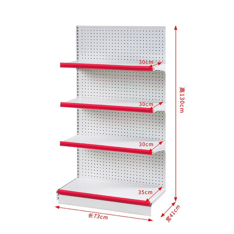 Leke Single sided Subframe-75*41*130 Supermarket Super Market Shelves Display Storage shelf