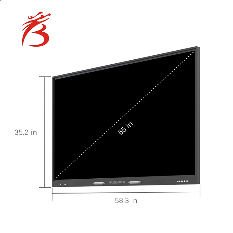 65 inch LED Infrared Interactive touch White board/Touch Screen/touch monitor for scool use
