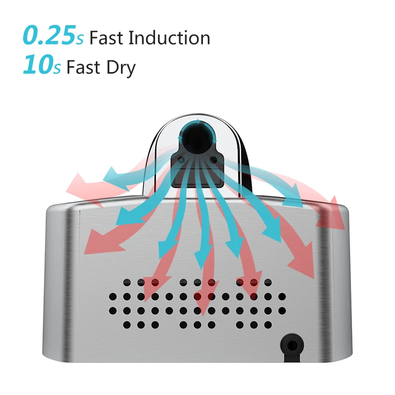 Автоматические Сушилки Для Рук из нержавеющей стали AK2830 высококачественные для
