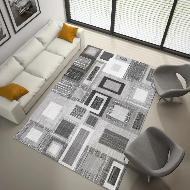 Factory supply 100% polyester colorful 3d area rugs carpets living room luxury