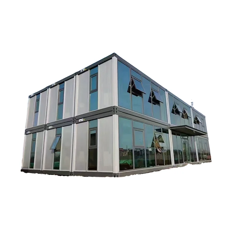 Luxury 20ft Mobile Office Container House Competitive Price Modular Detachable Flat Pack Home Shop Villa-Includes Bedroom Toilet