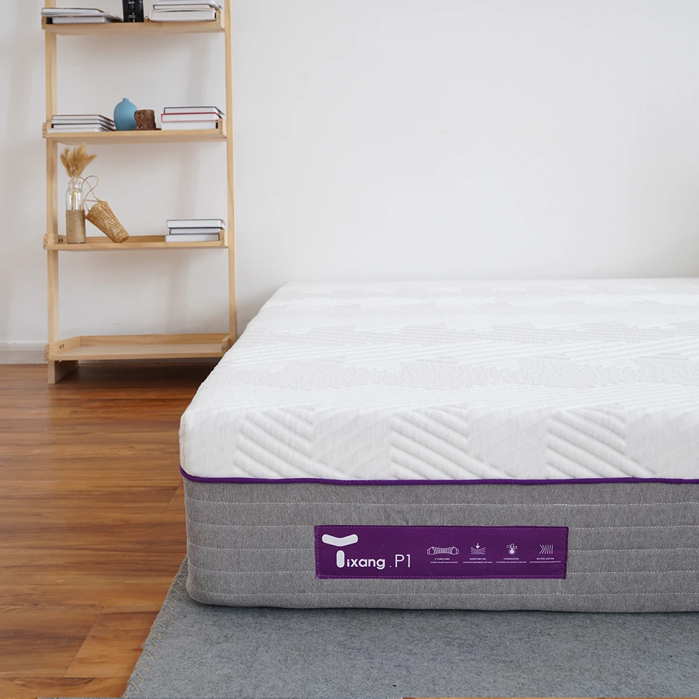 Sleep Well Royal King Size Medium Firm Roll Up Compress Memory Foam Bed Mattress Support In A Box