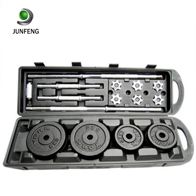 
Home high quality steel weightlifting adjustable cheap barbell sets 