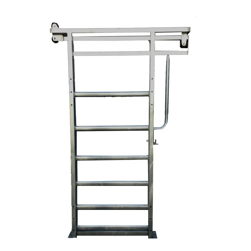 Горячеоцинкованное оборудование для крупного рогатого скота, портативные раздвижные ворота для двора крупного рогатого скота