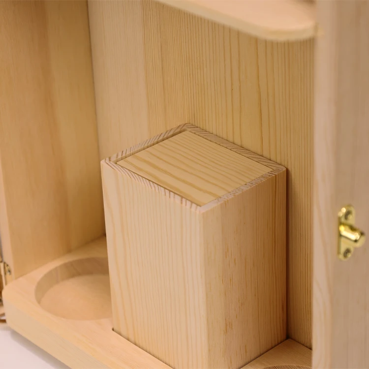 Luxury Wine Gift Box Natural Pine Wood 2 Bottle Wine Box Set Woden 750Ml Bottle Wine Box