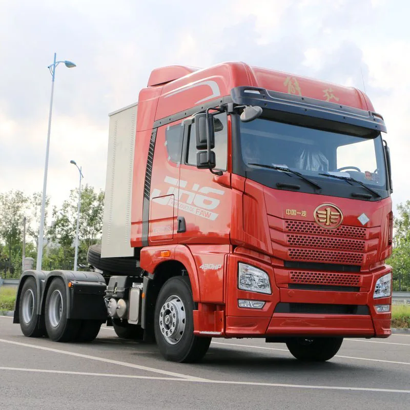 Recommended By Returning Customers faw cng trucks china used 10 wheels faw 6x4 tractor truck trailer head for Ghana Tanzania