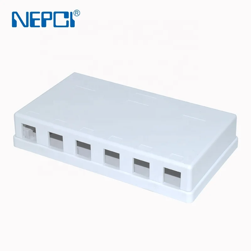 Nepci завод сетевая Соединительная коробка XJY-NE-140 8 портов пустой Ethernet RJ45 Keystone для