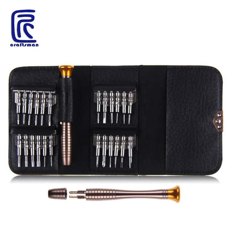 Mini Screwdriver Set 25 in 1 Torx Multifunctional Opening Repair Tool Set Precision Phones Tablet PC Screw Driver Hand Tools