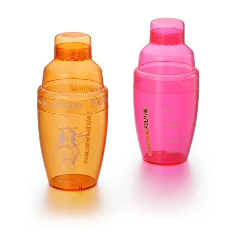 6 OZ Plastic Mini Shaker Promotional Cocktail Shaker with Customization High Quality Shakers