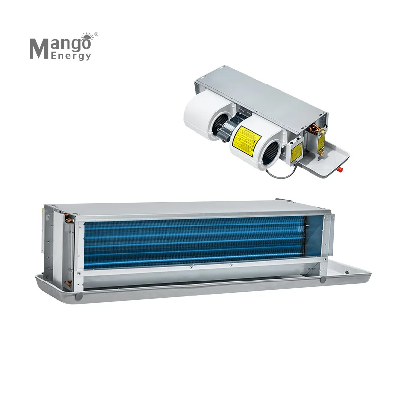 Air conditioning ceiling mounted horizontal concealed fan coil unit for Household Commercial heating and cooling