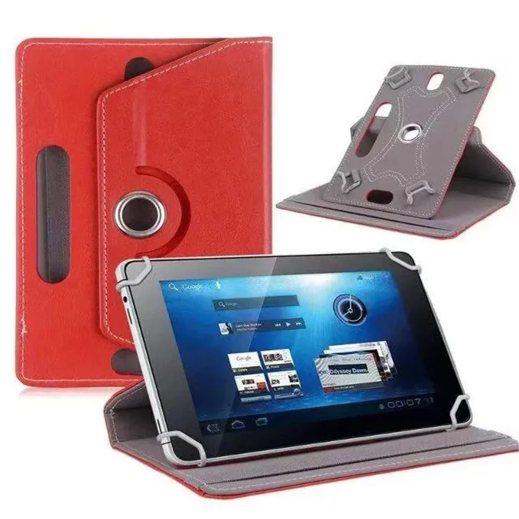 Minibook Cover Shockproof Universal 360 Degrees Multifunction Pu Leather Holder Tablet case Laptop Case For Ipad 7 8 9 10 inch