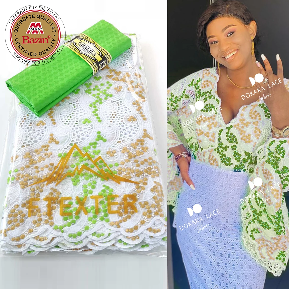 Тяжелая африканская швейцарская вуаль кружева с базин богатая ткань Сенегал Гвинея жаккардовая ткань для женщин вечерние платья кружева