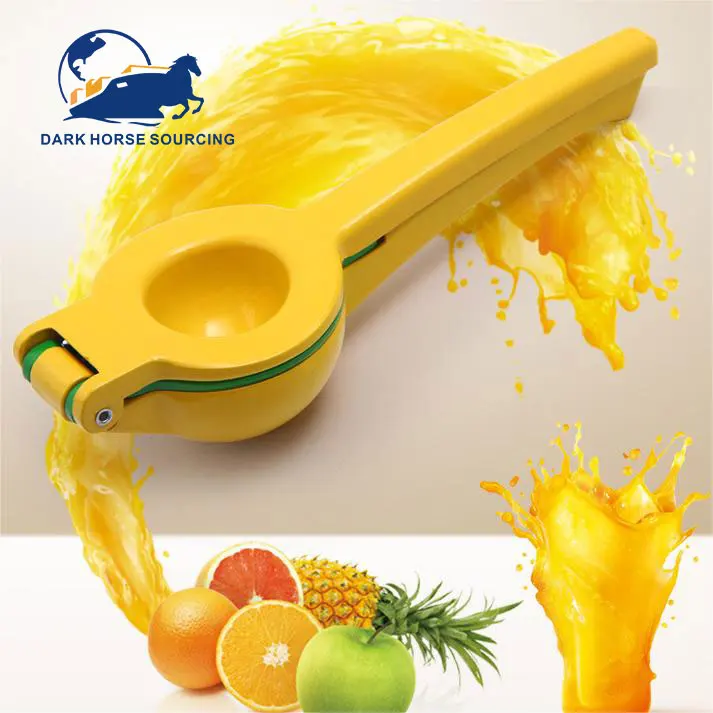 Professional Manufacturer Hand press Fruit Citrus Press Juicer Metal Aluminum Alloy manual Lemon Lime Squeezer